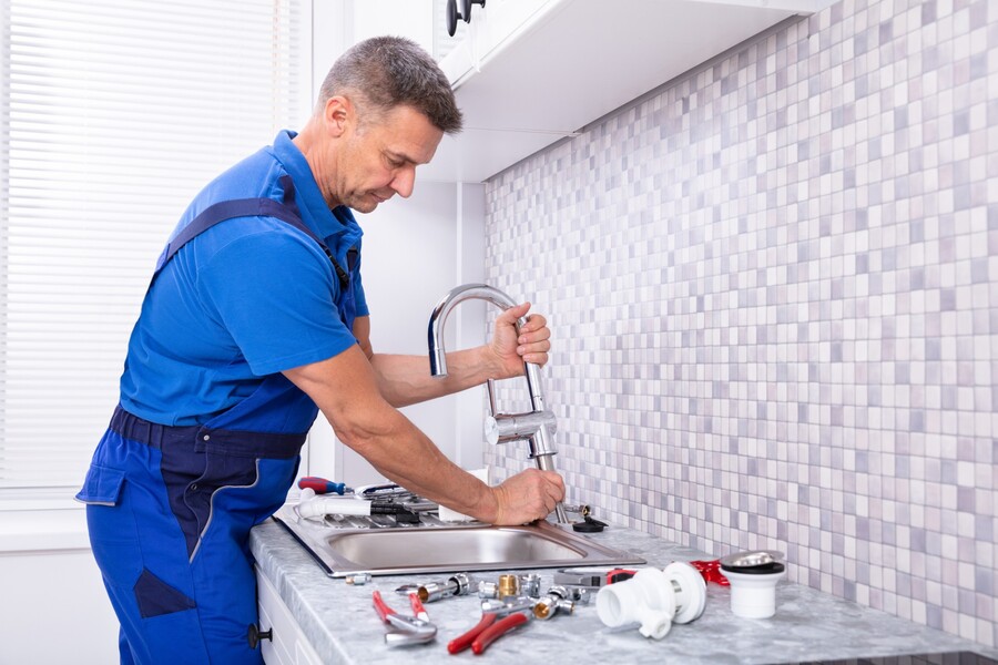 Kitchen and Bath Plumbing Services by American Drain Cleaning and Plumbing LLC